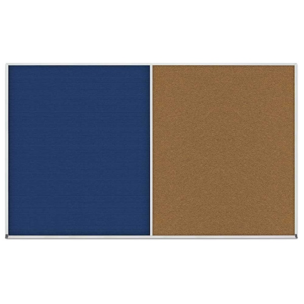 Enclosed Corkboard, 1 Door, 48"x36", 4" Fra